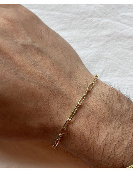 Pulsera de Oro 18k Cadena