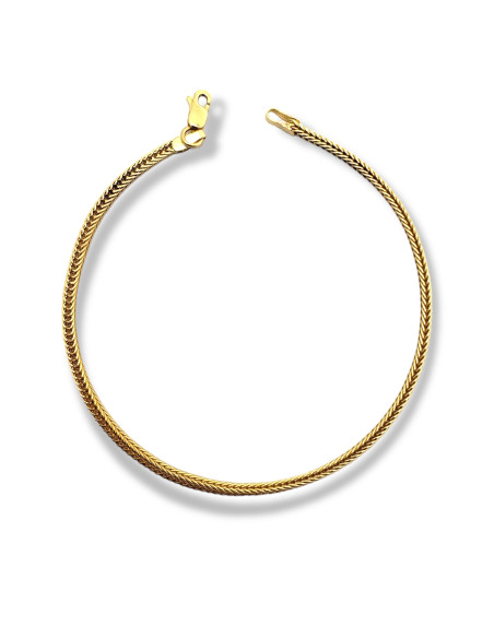 Pulsera de Oro 18k Trenzada
