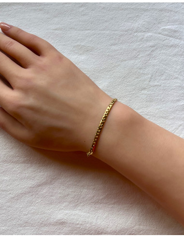 Pulsera de Oro 18k Serpiente