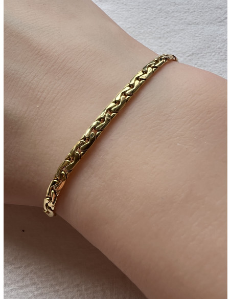 Pulsera de Oro 18k Serpiente