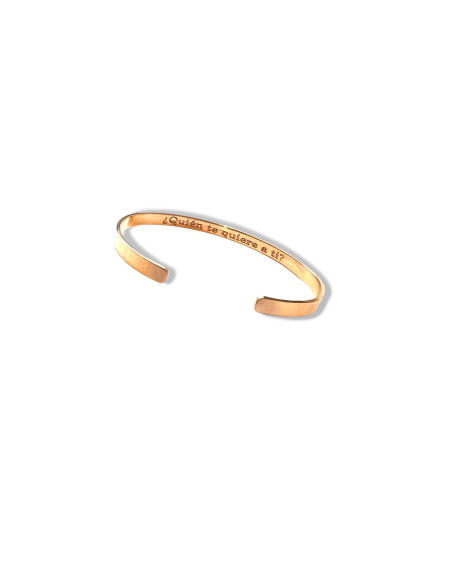 Pulsera Brazalete Ajustable en Oro 18k