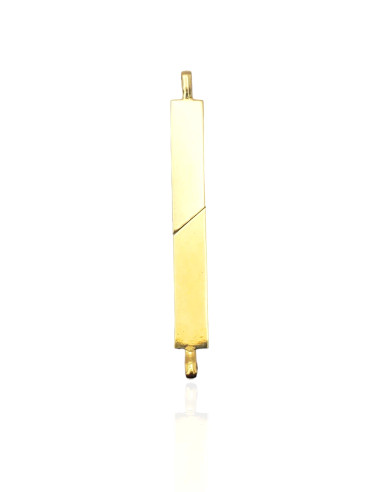 Colgante Pareja Placa en Oro 18k
