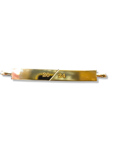 Colgante Pareja Placa en Oro 18k