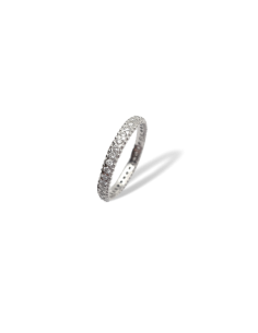 Anillo de Oro Blanco 18k...