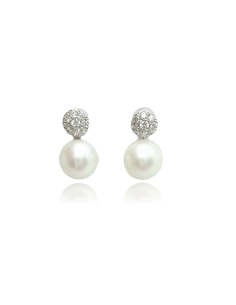 Pendientes de Perla en Oro...