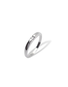 Anillo de Oro Blanco 18k...