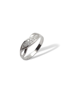Anillo de Oro Blanco 18k...
