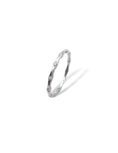 Anillo de Oro Blanco 18k...
