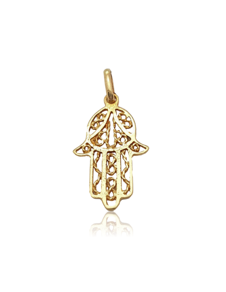 Colgante Mano de Fatima de Oro Amarillo 18k