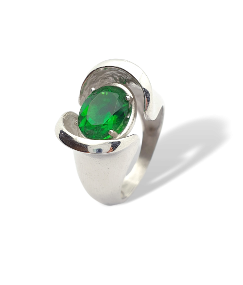 Anillo de Plata con Esmeralda