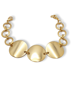 Pulsera Discos en Acero
