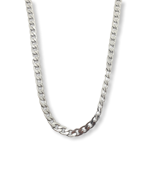 Cadena de acero inox. barbada