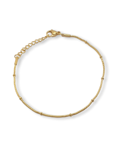 Pulsera Fina con Bolas en...