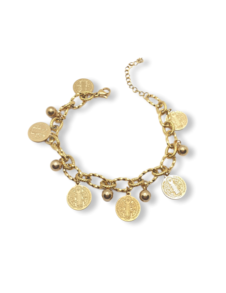 Pulsera Santos de Acero